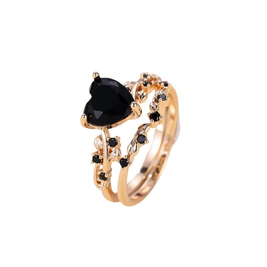 Heart Zircon Ring