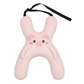 Pink Pig Kids Comfort Travel Pillow with its adjustable strap