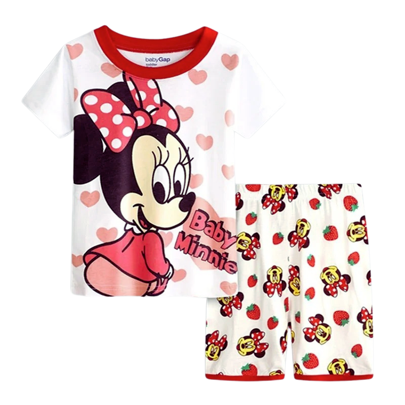 Pack de 4 Pyjamas en Coton pour Enfants Minnie