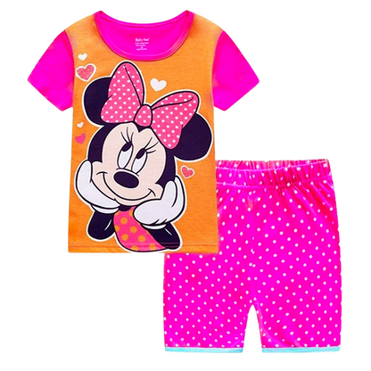 Pack de 4 Pyjamas en Coton pour Enfants Minnie