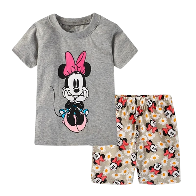 Pack de 4 Pyjamas en Coton pour Enfants Minnie