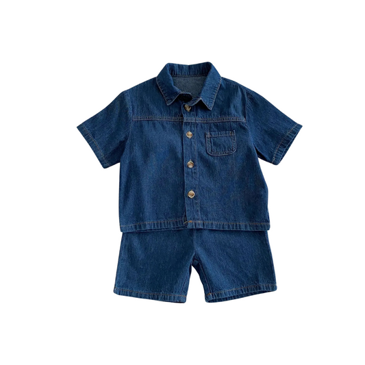 Ensemble Enfant en Jean Foncé