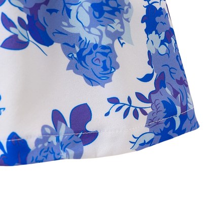 Robe de bébé à fleurs en Violette