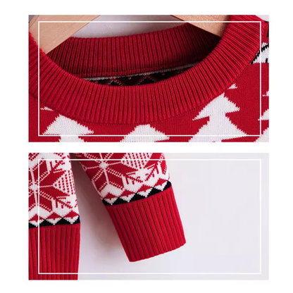 Reindeer Christmas Sweater Red