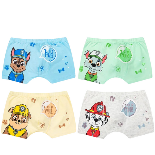 Pack de 4 Culottes en Coton Pat'Patrouille