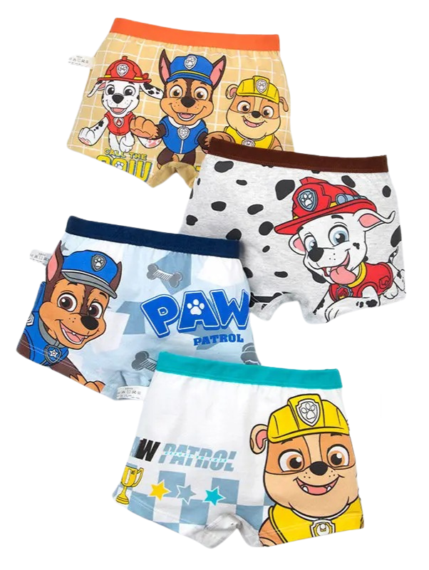 Pack de 4 Culottes en Coton Pat'Patrouille