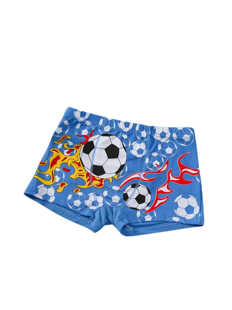 Pack de 10 Culottes Confortables avec Imprimé de Football