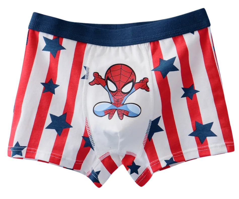 Pack de 4 Culottes Confortables Spider-Man