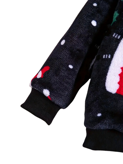 Pyjama en Flanelle de Noël pour Garçons et Filles